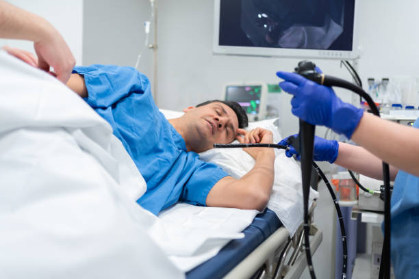 istock Male Patient Have Endoscopy Exam 2200341186