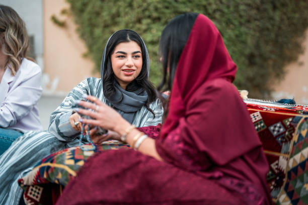 istock Diverse Women Engaged in Lively Majlis Gathering 2200346874