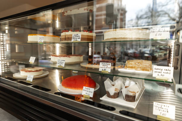 istock Focus on sweet goods at a local cafe and bakery 2200353486