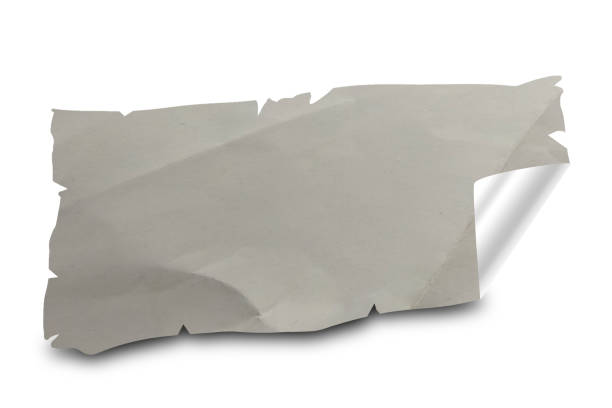 Blank Glued Paper Sticker Texture