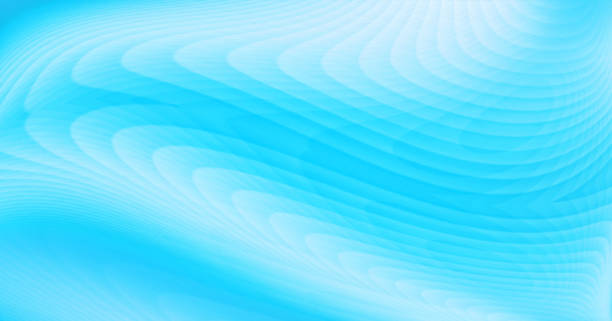 Gentle striped ripple pattern with a refreshing, pale blue feel like a gentle breeze.