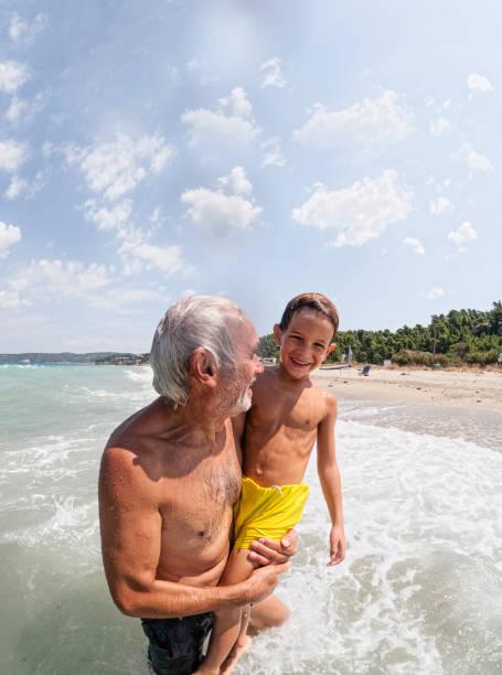 istock Seaside vacation with grandpa 2200381843