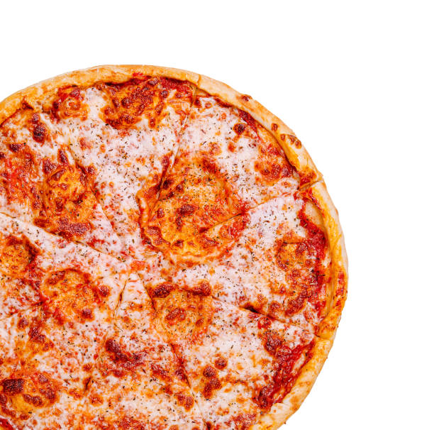 istock Cheese Pizza with Golden Crust and Melted Topping Made from Fresh Ingredients 2200401801