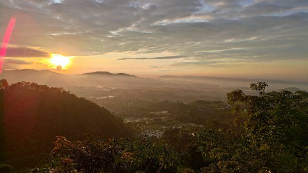 istock Sunrise Over Misty Mountain Valleys 2200401912