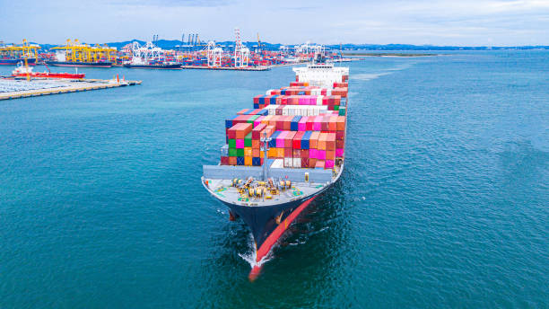 istock A large number of container ships are sailing at sea. 2200410932