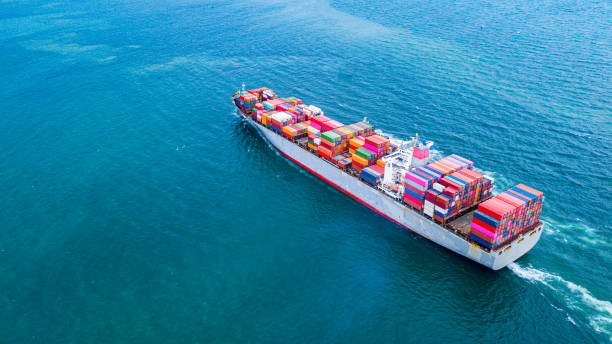istock A large number of container ships are sailing at sea. 2200410970