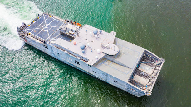 istock amphibious transport ship of the Navy 2200411234