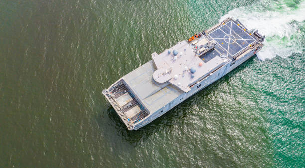istock amphibious transport ship of the Navy 2200411245