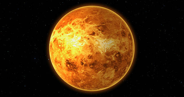 istock Venus planet among stars in space. Backdrop for astrophysics, space exploration and the surface of the planets of the solar system. 2200426402