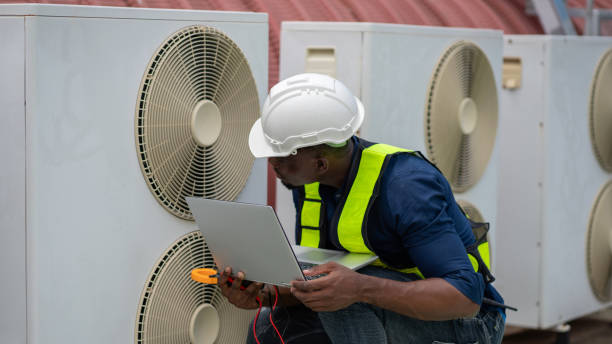 istock Engineers are inspecting the air conditioning system in a large building or industrial facility. 2200427082