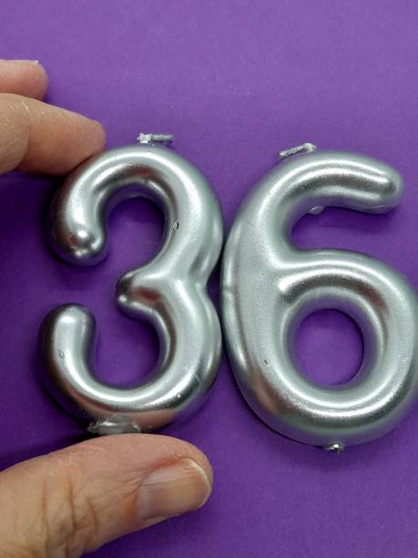 istock Number 36 birthday candle 2200427985