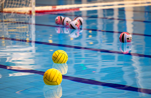 istock Colorful water balls in swimming-pool 2200431567