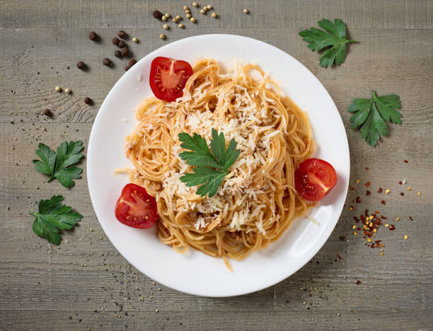 istock plate of spaghetti with bolognese sauce 2200431939
