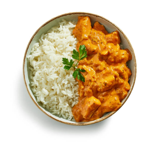 bowl of Chicken Tikka Masala with Rice