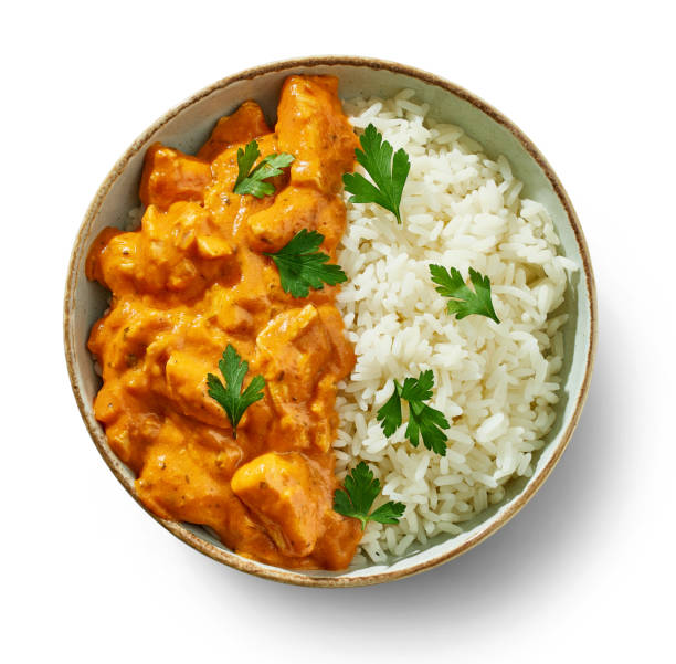 istock bowl of Chicken Tikka Masala with Rice 2200433057