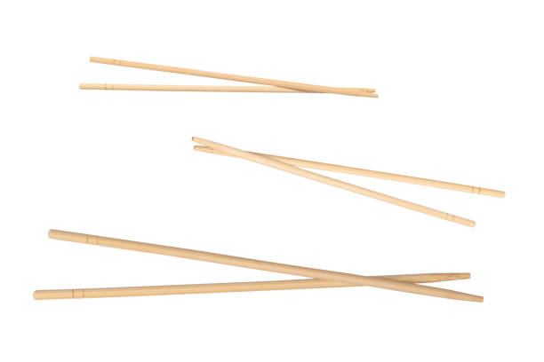 istock Sushi chopsticks isolated on a white background. 2200454937