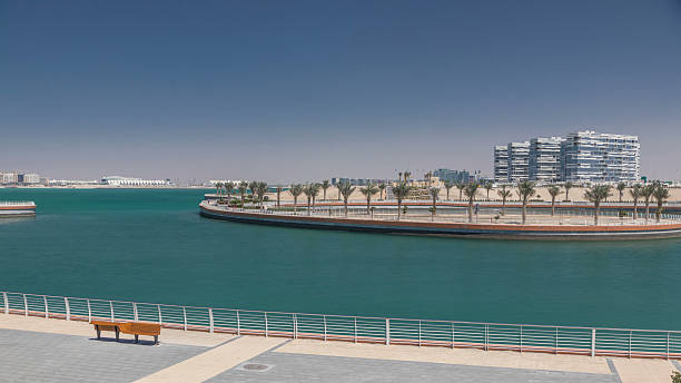 istock The Yas Island Beach Area and Al Dana timelapse. 2200465615
