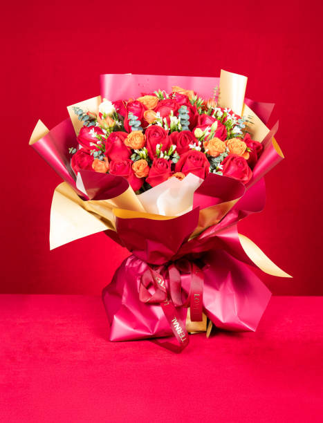 istock bunch of pink roses as present at vertical composition 2200480873