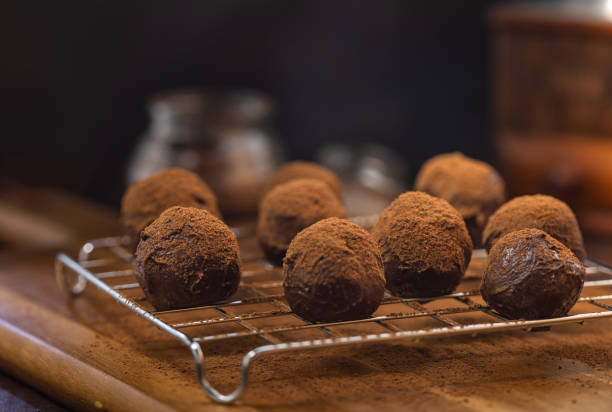 istock Delicious Homemade Chocolate Truffles 2200482499