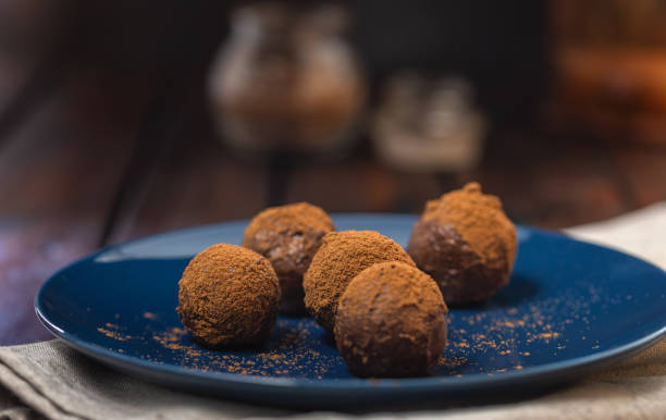 istock Delicious Homemade Chocolate Truffles 2200482511