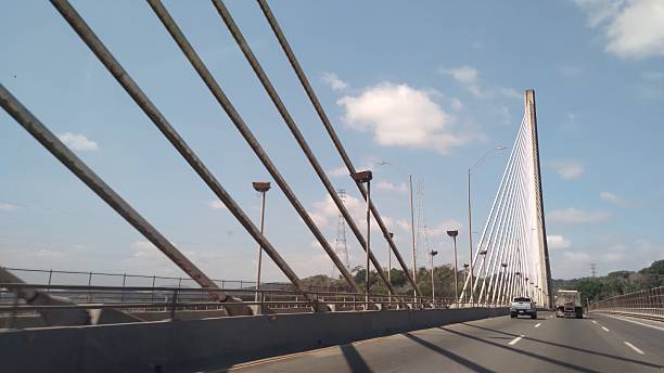 istock Centennial Bridge over the Panama Canal, bridge structure 2200486722