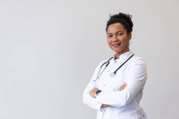 istock Professional African American physician posing for a portrait 2200491027