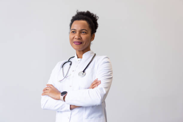 istock Experienced African American doctor looking confident 2200491248