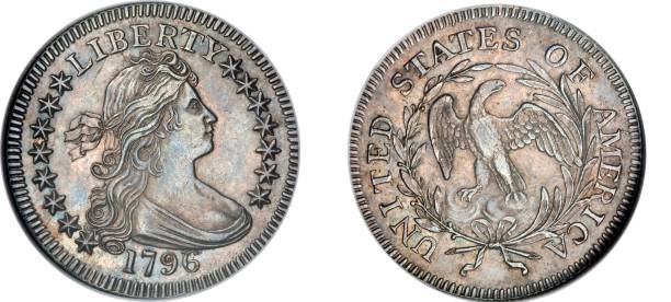 istock United States Twenty Cent Quater Dollar Draped Bust Quarter small eagle Year 1796   with white background 2200516016