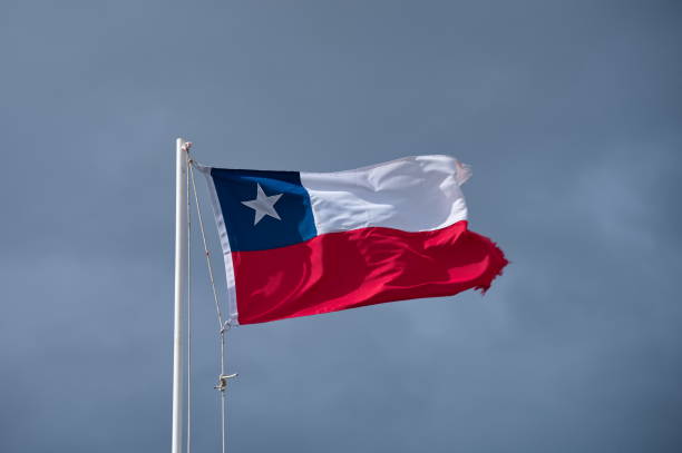 istock The flag of Chile 2200528672