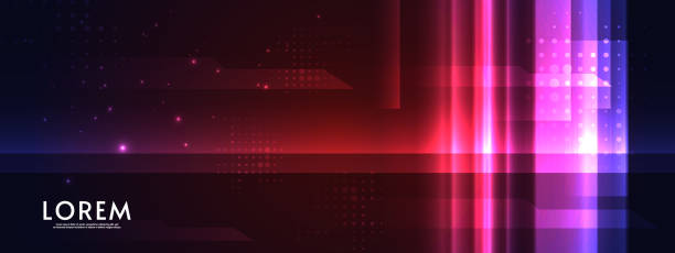 istock Vector illustration, futuristic abstract design for wallpaper, background, banner, invitation, preview. 2200529405