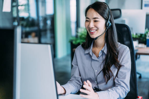 istock Answering your call with a smile. 2200542780