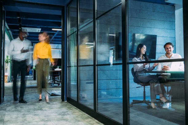 istock Business partners on meeting in the office. 2200542794