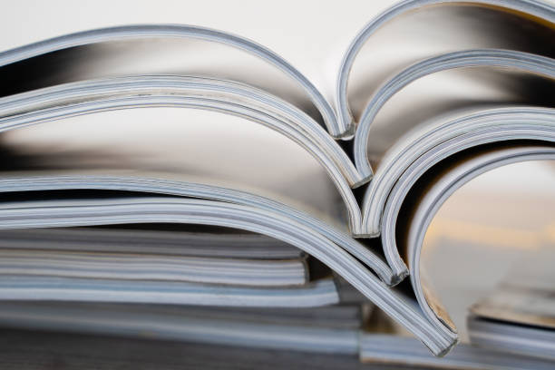 istock Magazines publication Newspaper and journal books: background and catalog design; article magazine press; newspaper media book knowledge; document advertising datum textbook 2200548501