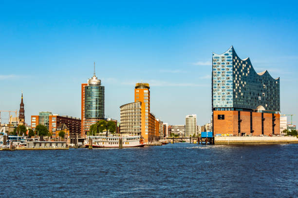 istock Hamburg Skyline with Elbphilharmonie 2200554475