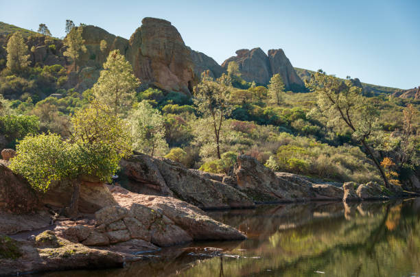 istock Bear Gulch Reservoir at Pinnacles National Park 2200554546