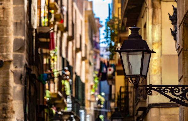 istock Gothic quarter in Barcelona 2200561897