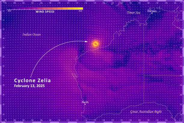 istock Cyclone Zelia 20250213 Wind Weather Map Australia Infographic 2200563434