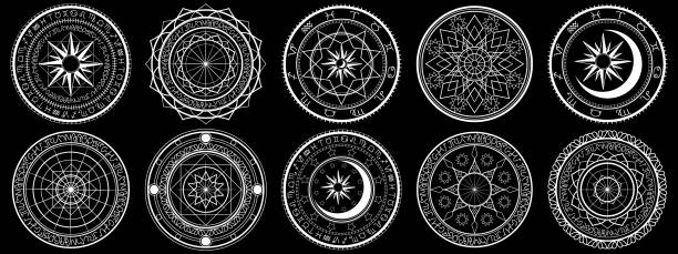 950+ Magic Circle Stock Illustrations, Royalty-Free Vector