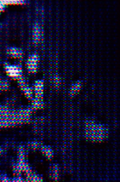 istock abstract background pattern of colored blurry dots on a dark background 2200573164