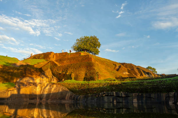 istock Beautiful pond scenery at dawn 2200573890