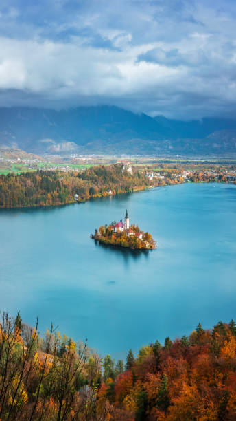 istock This stunning view of Lake Bled 2200579605