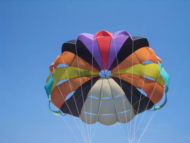 istock Canopy of parachute for parasailing 2200588560