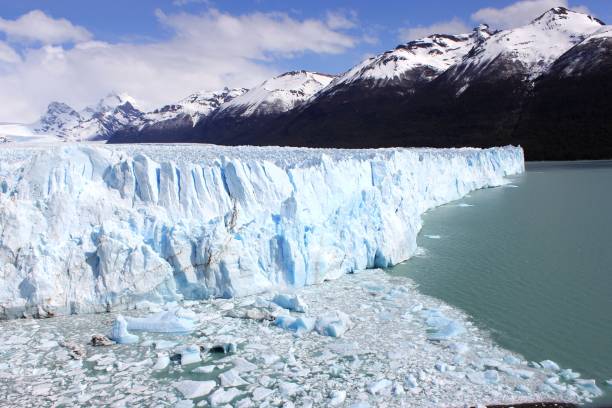 istock Perito Moreno glacier break down on lake water 2200589620