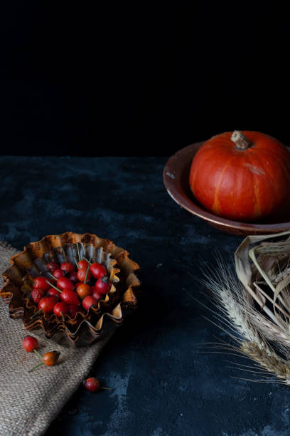 colorful ripe pumpkins