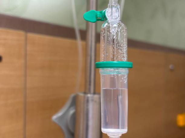 istock Closeup of IV drip 2200608947