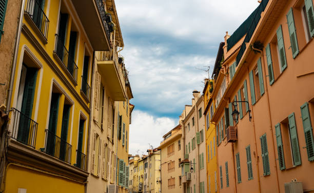 istock Old streets in Cannes, France. 2200611792