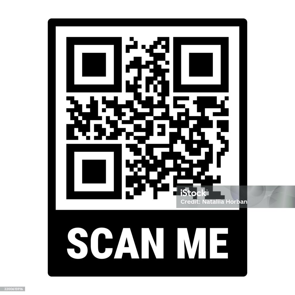 Comic Scan Me Frame Scan Me Frame Set Qr Code Mockup Mobile Payment And Identity Stock ...