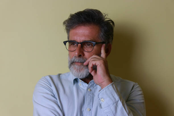 istock Portrait emotions and sign senior man 2200619089