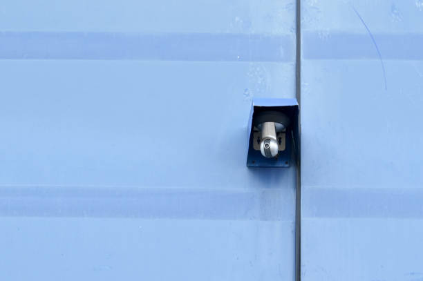istock Security surveillance on the wall in modern office area 2200621607
