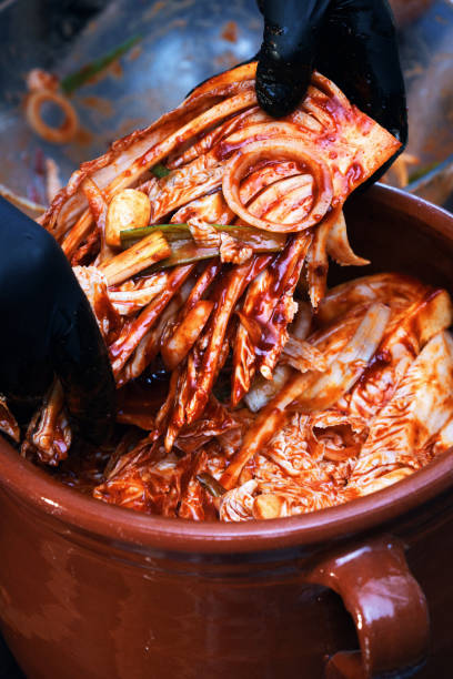 Fermented Foods - Fermenting Kimchi with Red Pepper Paste